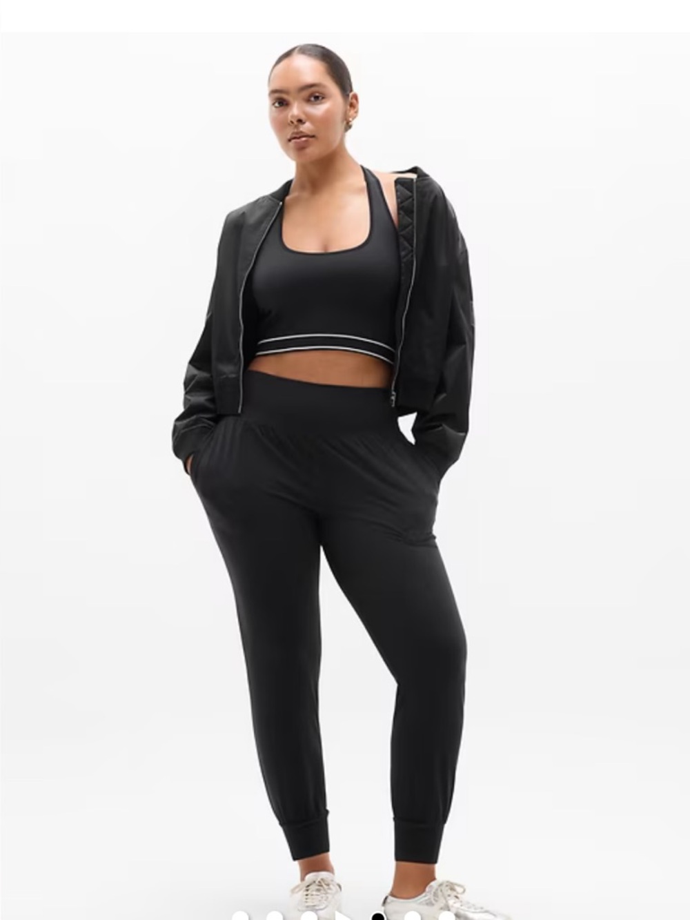 Athleta Salutation Joggers in Powervita black medium